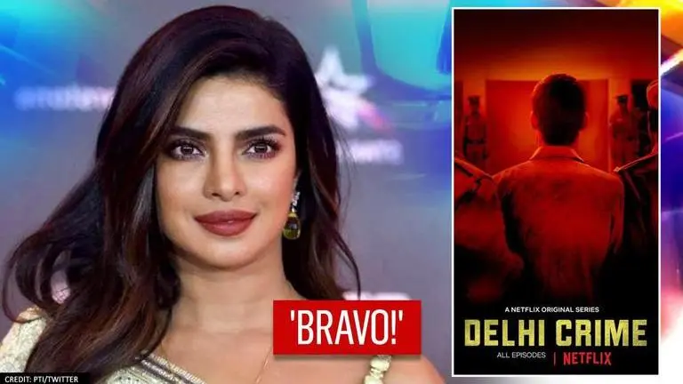 Priyanka Chopra congratulates 'Delhi Crime' team for Best Drama Series award at Emmys Priyanka Chopra hails Delhi Crime team for winning at International Emmy Awards 2020