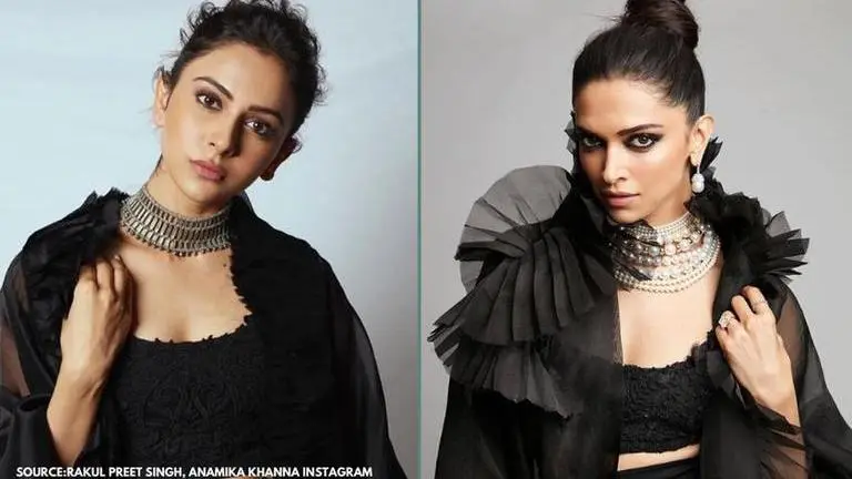 Rakul Preet Singh or Deepika Padukone: Who wore the black Anamika Khanna outfit better? Rakul Preet Singh