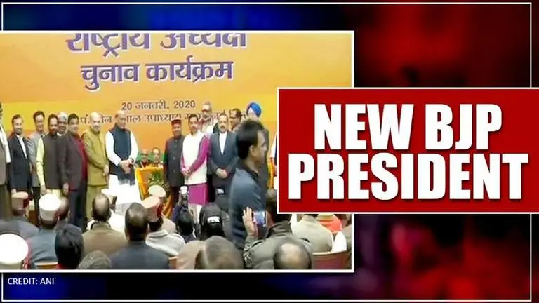 JP Nadda takes over as BJP Party President succeeding erstwhile Amit Shah Nadda