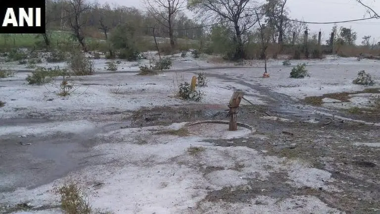 Surprise hailstorm hits unlikeliest states; check these pictures to believe Rajasthan