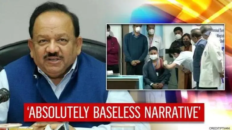 Govt slams 'baseless narrative' of COVID vaccine causing deaths of 19 healthcare workers Coronavirus vaccine