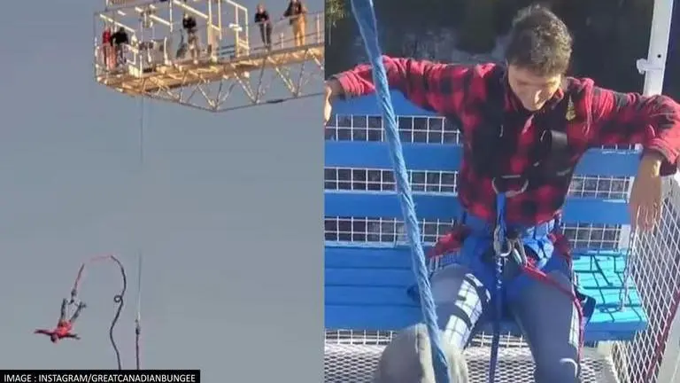 Canadian PM Justin Trudeau faces backlash for bungee jumping amid economic, climate crisis Justin Trudeau