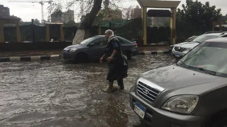 Heavy rains cause flooding, chaos in Egypt Heavy rains cause flooding, chaos in Egypt