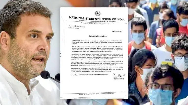 Rahul Gandhi India's top leader for students, make him party chief: Congress student wing Rahul Gandhi