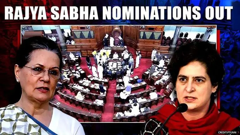 Congress' Rajya Sabha nominees list out; Priyanka Vadra speculation finally answered Congress