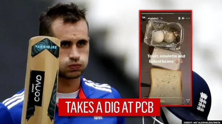Alex Hales hits out at PCB after being offered poor quality food for breakfast Alex Hales