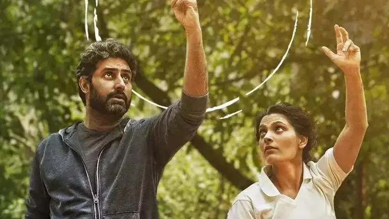 Ghoomer title track out: Abhishek Bachchan dances gleefully, Saiyami Kher trains hard Ghoomer