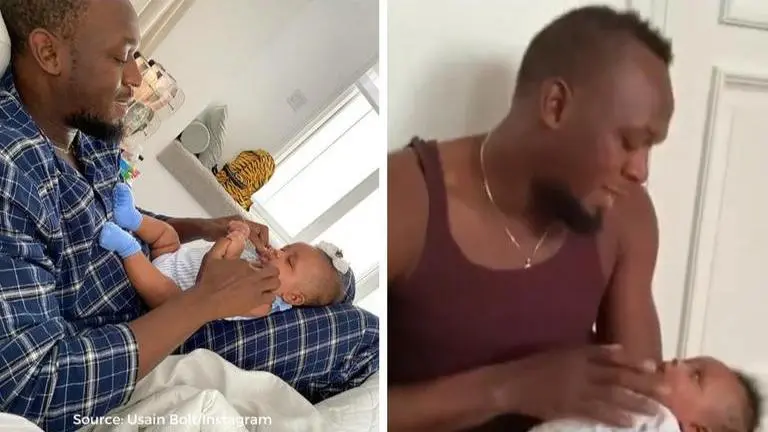 Usain Bolt wins hearts on Instagram with adorable first birthday message for daughter Usain Bolt