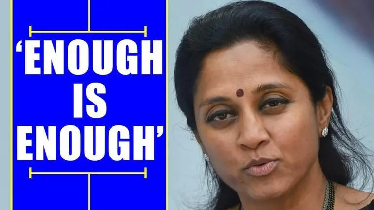 NCP leader Supriya Sule condoles death of Unnao rape victim, says 'enough is enough' Unnao