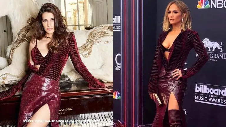 Kriti Sanon & Jennifer Lopez look stunning in exact same Roberto Cavalli outfit Kriti Sanon
