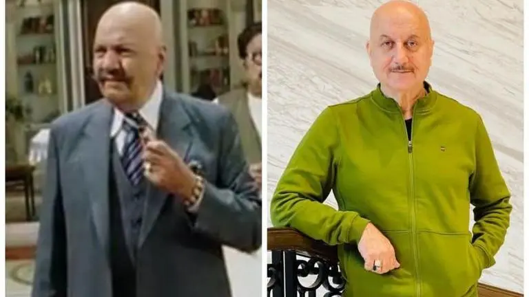 Prem Chopra and Anupam Kher