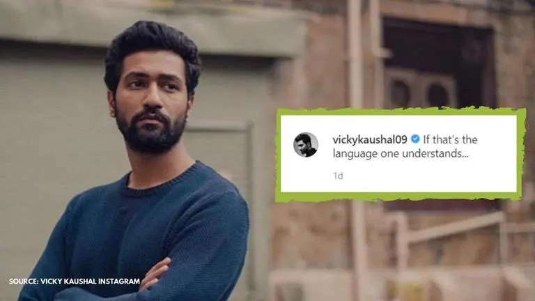 Vicky Kaushal has a cheeky way of asking people to stay at home amid lockdown; see pic Vicky Kaushal