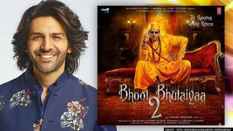 Kartik Aaryan, Kartik Aaryan's first look from Bhool Bhulaiyaa 2, Tabu, Anees Basme, Kiara Advani
