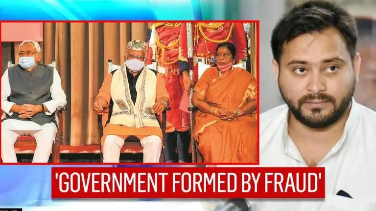 Tejashwi Yadav mocks Bihar govt's 1-month performance, claims 'BJP cornering Nitish,JD(U)' Tejashwi Yadav