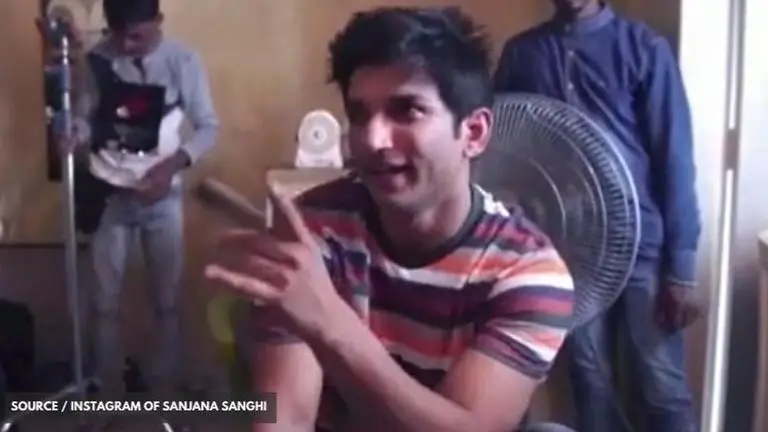 Sushant Singh Rajput sings 'Pardesiya' with a twist in a BTS video from 'Dil Bechara'; See Sushant Singh Rajput