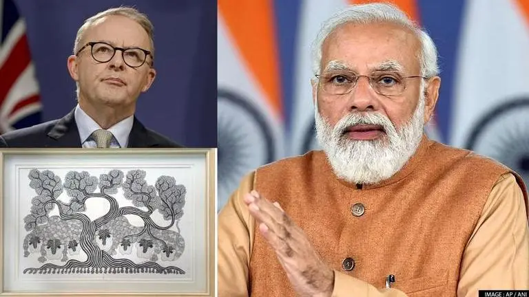PM Modi gifts Madhya Pradesh's Gond Art Painting to newly appointed Australian PM PM Modi