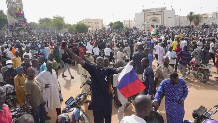 Protesters in Niger attacks French embassy during demonstrations through capital Protesters in Niger
