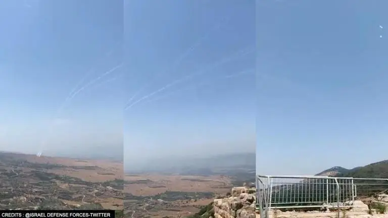 Lebanon's Hezbollah fires over 10 rockets on Israel amid 3-day cross-border conflict airstrike