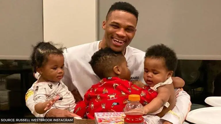Russell Westbrook spends quality time with his kids during off-season Russell Westbrook