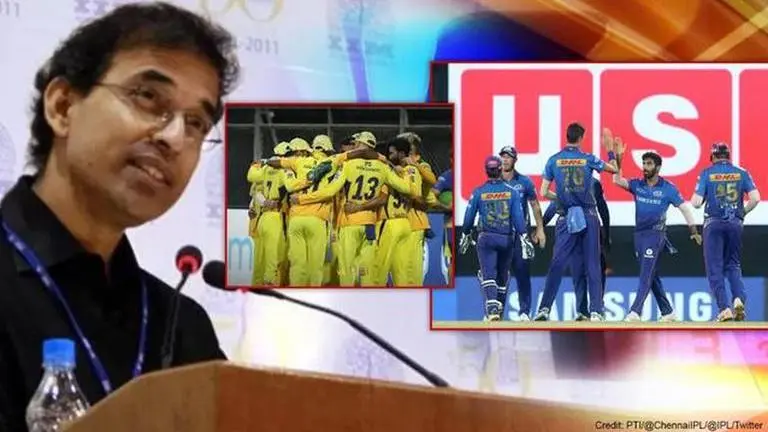 Harsha Bhogle draws clay-grass tennis court parallel to analyse CSK-MI's IPL 2021 rivalry (Image Courtesy: PTI/@ChennaiIPL/@IPL/Twitter)