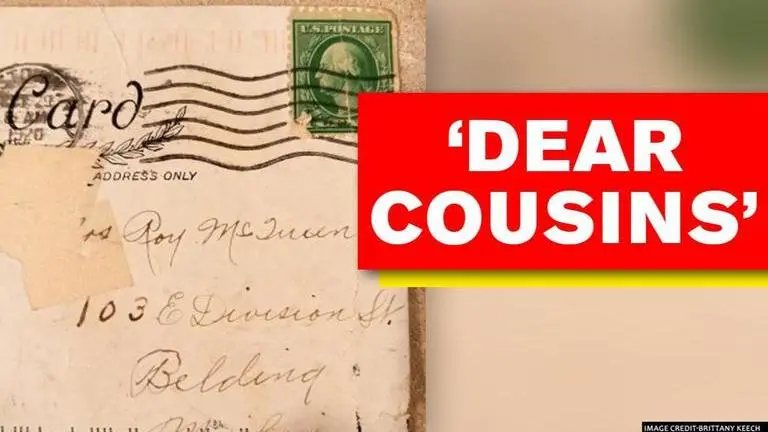 US: Woman receives postcard that was sent before Halloween in 1920