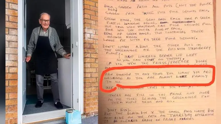 UK man shares letter of grandparents referring him as 'almost family'; Picture goes viral UK