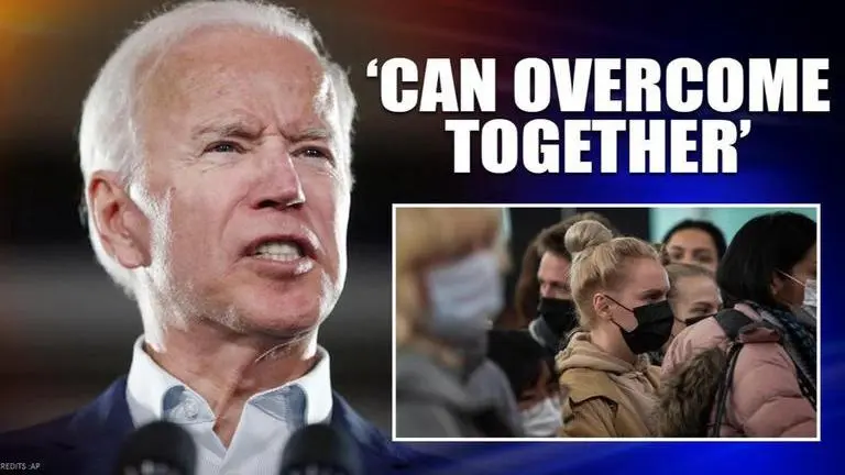 Joe Biden says Americans are strong and brave, can defeat the Coronavirus together COVID-19