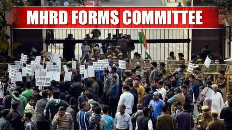 JNU Protest: MHRD forms panel to resolve issues, even as protestors march to Parliament JNU Protest