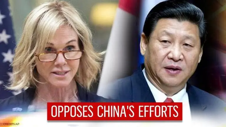 Outgoing US envoy to UN berates China, says 'world must end Taiwan's exclusion' US