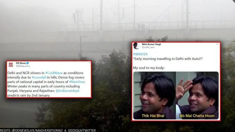 Twitter flooded with 'chilly' photos as rain worsens Delhi winters; See tweets Twitter flooded with 'chilly ' photos as rain worsens Delhi winters
