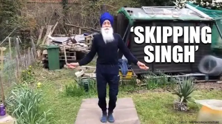 UK's skipping Singh has best COVID-19 workout regime, netizens seeks inspiration