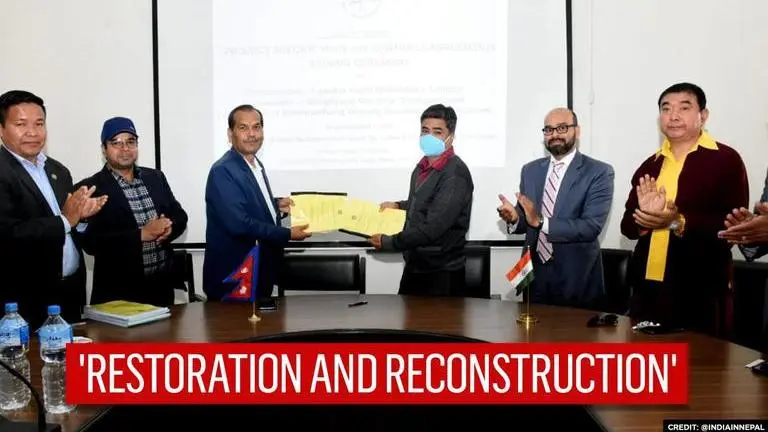 India funds NRs 246 million to rebuild and restore three more cultural sites in Nepal India