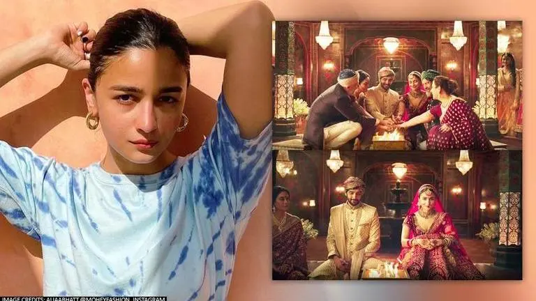 Alia Bhatt questions 'kanyadaan' in latest advertisement; netizens have mixed reviews Alia Bhatt, Mohey fashion, Manyavar, Kanyamaan, kanyadaan