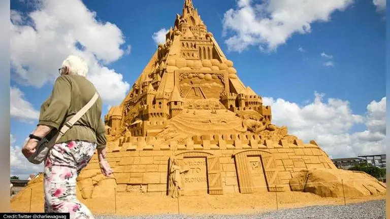 World's tallest sandcastle