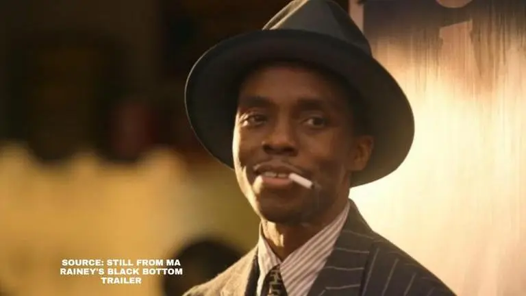 Chadwick Boseman/ Credit: Still from Ma Rainey's Black Bottom's trailer