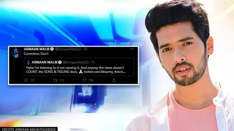 Armaan Malik corrects netizen's English as a response to his sarcastic jibe Armaan Malik