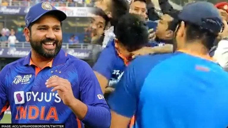 Watch: Video of Rohit Sharma comforting crying fan in Assam sends Internet into a meltdown Rohit Sharma
