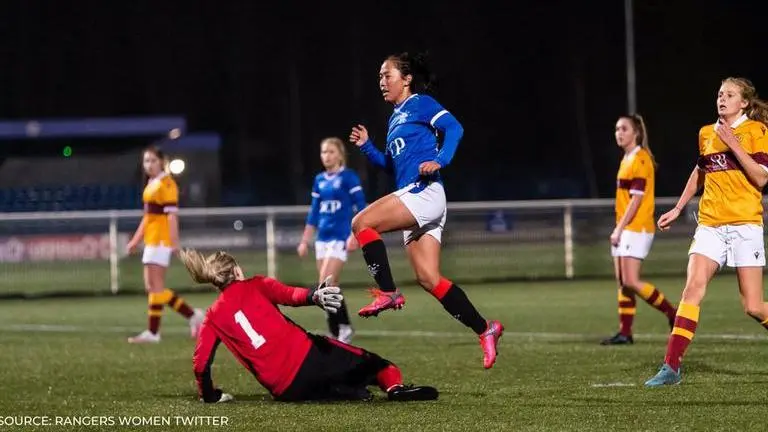 Rangers striker Bala Devi becomes FIRST Indian female footballer to score in Europe rangers