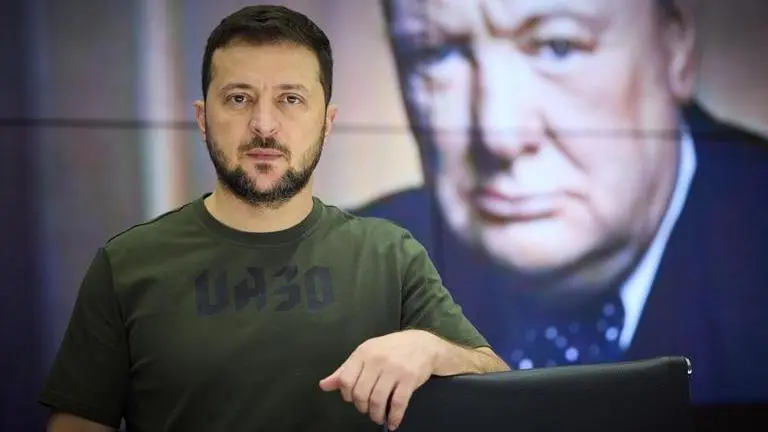 Ukrainians' bravery inspires all free nation, says Zelenskyy on receiving Churchill award Zelenskyy