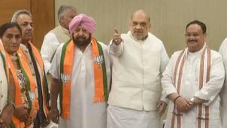 AAP, Congress go all guns blazing against former Punjab CM Amarinder Singh for joining BJP Amarinder singh