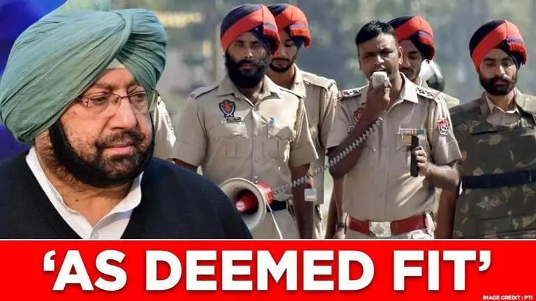 Punjab CM permits police chief to pull out personnel from his security amid Covid crisis COVID-19