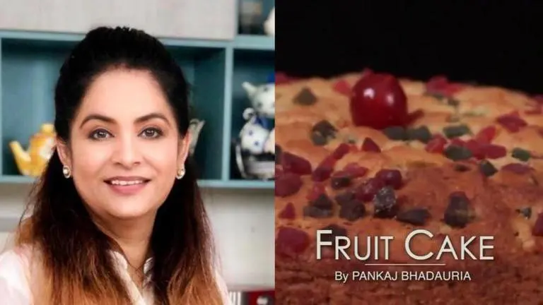 Masterchef Pankaj Bhadouria shares recipe to make "bakery jaisa" fruit cake at home masterchef pankaj bhadouria