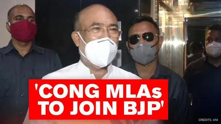 1 Manipur Cong MLA & 6 ex-MLAs set to join BJP, land in Delhi with CM to meet leadership Manipur
