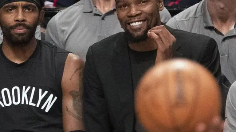 Nets GM unsure if Durant, Irving could play if NBA resumes Nets GM unsure if Durant, Irving could play if NBA resumes