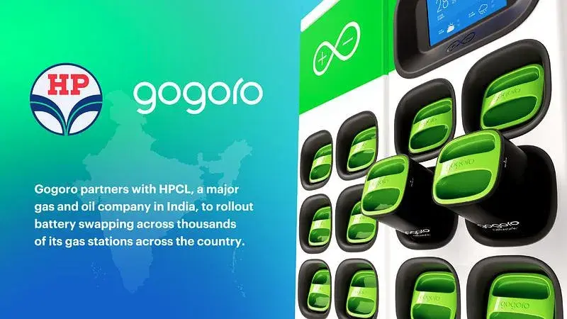 Gogoro partners with HPCL to launch battery swapping stations across India Gogoro partners with HPCL