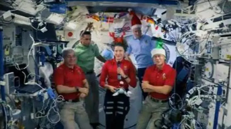 International Space Station astronauts share their Christmas plans in space this year International Space Station