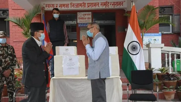 COVID-19: India donates ventilators to Nepal government