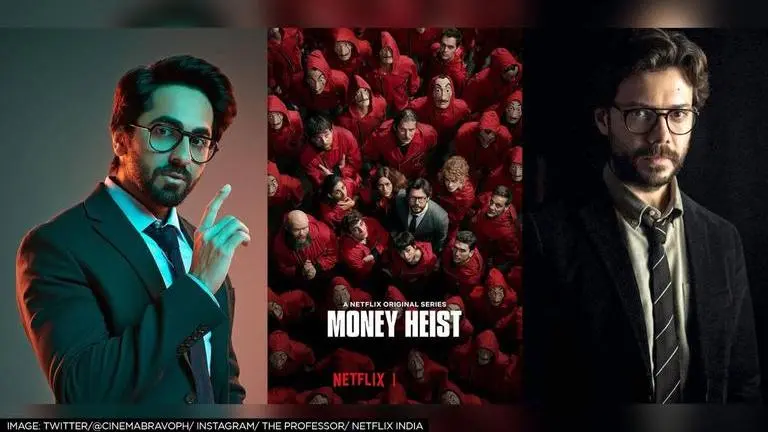 'Money Heist': Netizens react to Ayushmann's professor avatar; hail uncanny resemblance Money Heist