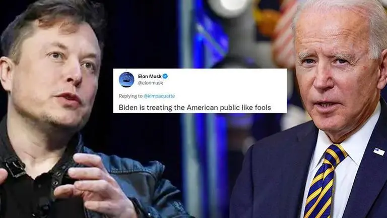 Joe Biden snubs Tesla in tweet on EVs; Elon Musk says 'Treating Americans like fools' Elon Musk