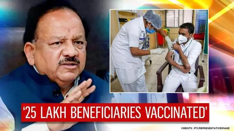 India's COVID vaccine drive reaches 25 lakh beneficiaries; 6 states under 20% turnout Covid-19 vaccines